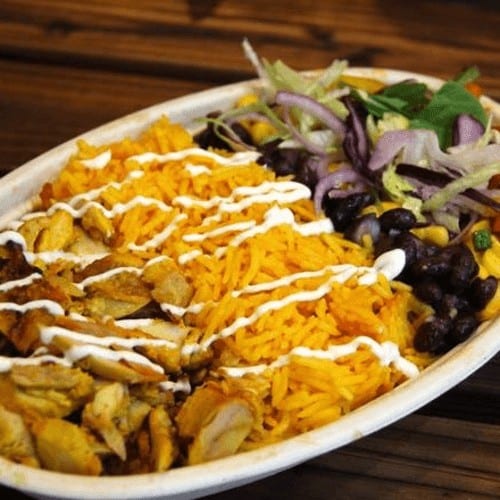 Lamb Flavored Rice Bowl.