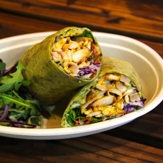 Lamb Roll Shawarma (Spinach Bread)