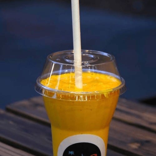 Alphonso Mango Milk Shake.