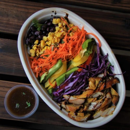 Fresh and Festive Rainbow Salad.