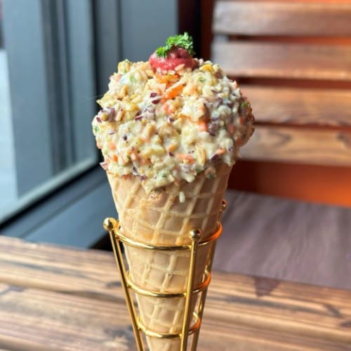 Falafel Cone Shawarma (HM).