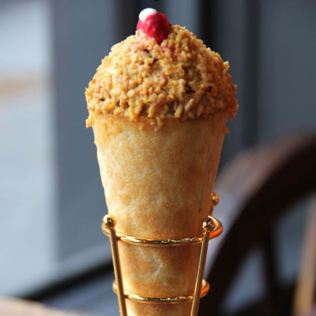 Chicken Cone Shawarma (W).