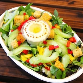 Wealthy Hummus Crunch Salad